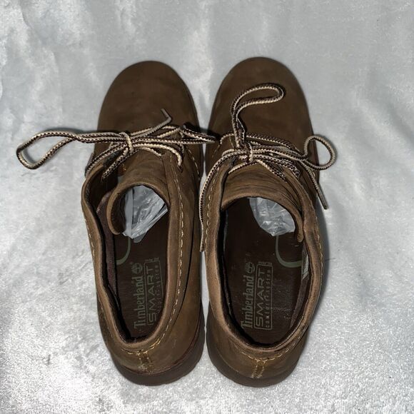 Timberland Smart Comfort Brown Low Chukka Hiking Outdoor Boots - Picture 6 of 13